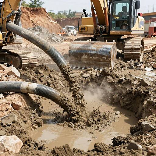 Dynamic Slurry Excavation Mining Scene