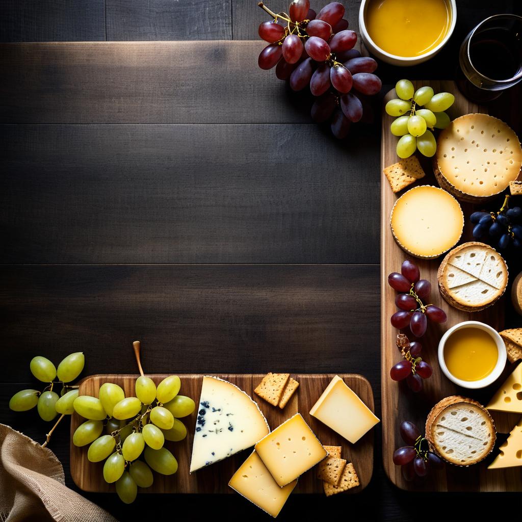 Artistic Cheese Board Photography Setup