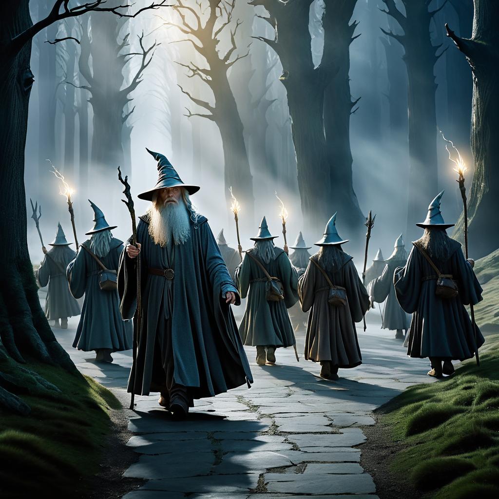 Gandalf and the Fellowship of Wizards