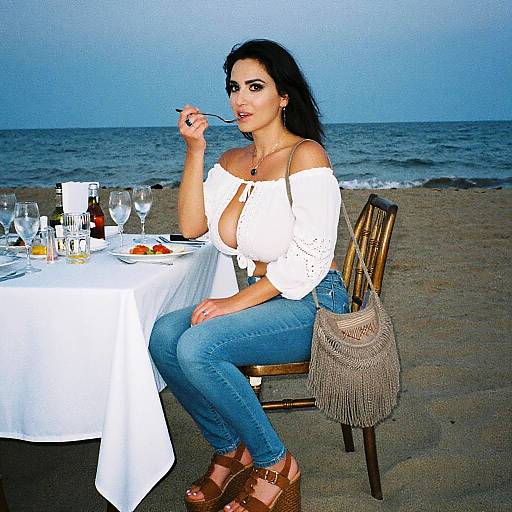 Bohemian Beach Dinner at Dusk