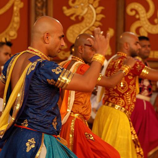 Vibrant Traditional Dance Close-Up
