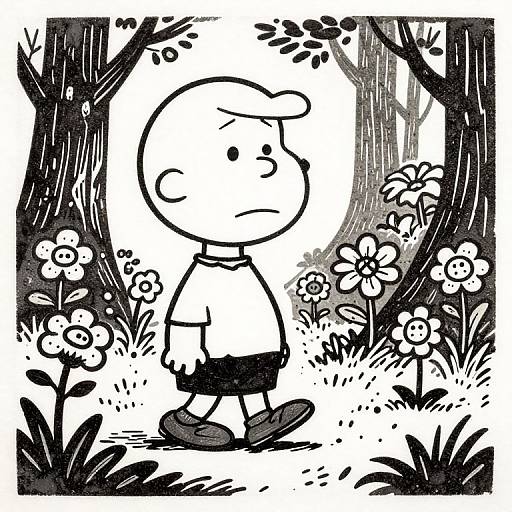 Sad Female Zombie in Mutant Forest