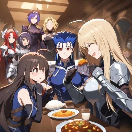 Culinary Battle of Colorful Warriors