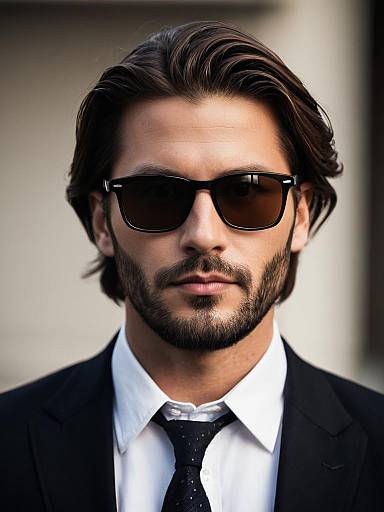 Hollywood-Style Male Formal Upper-Body Portrait