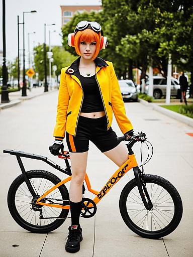 Cosplay photo of agent 4 (splatoon). Costume clothes