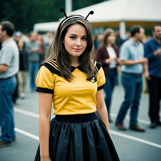 Realistic Buzz Girl Costume Solo Portrait