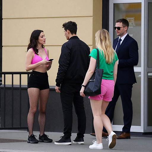 Urban Gathering: Diverse Characters Captured