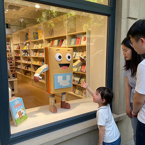 Interactive 3D Book Character Display