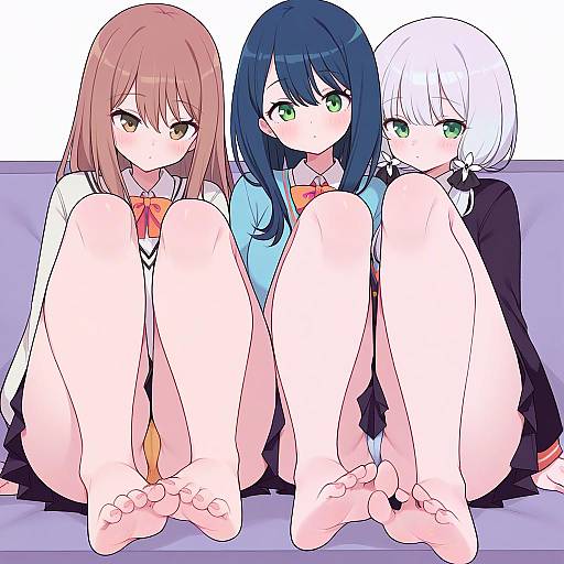 Illustration of Asanaka yomogi, gridman universe in the style of Clarevoir