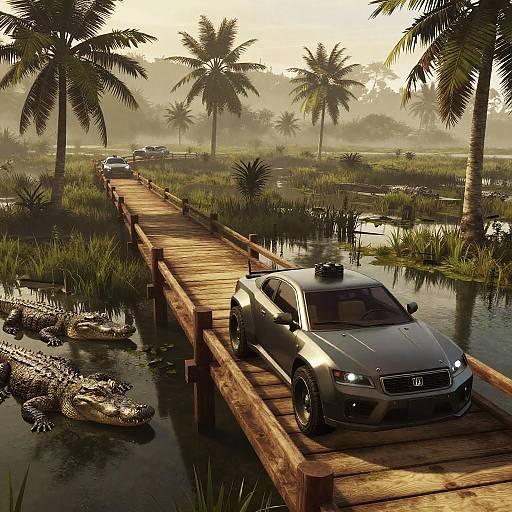 Cyberpunk GTA 6 Everglades Action