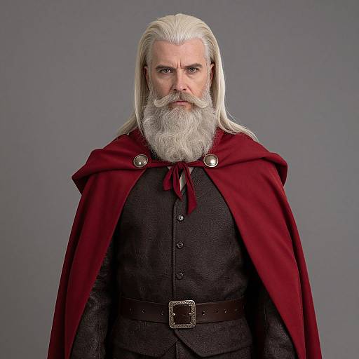 Varys Cosplay with Beard and Cape