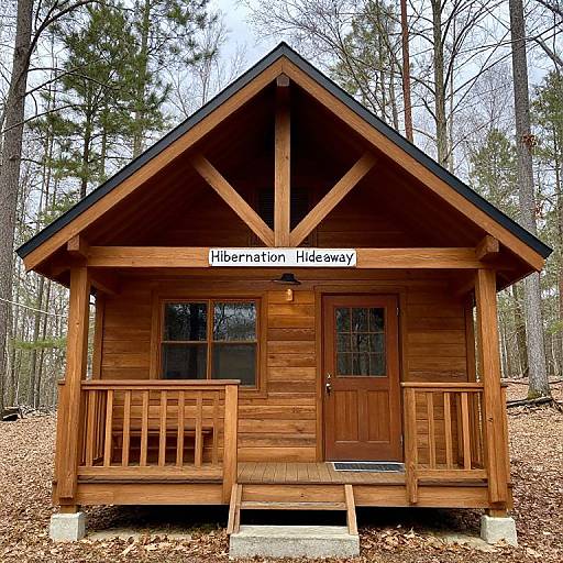 Hibernation Hideaway Cabin in Forest