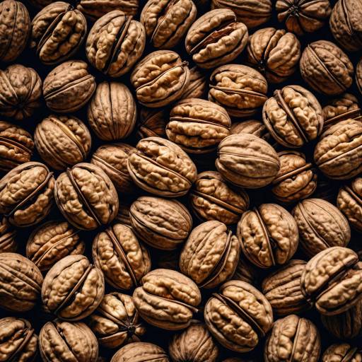Close-Up Macro Photography of Walnuts
