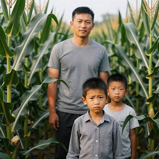 Sunny Day in a Cornfield