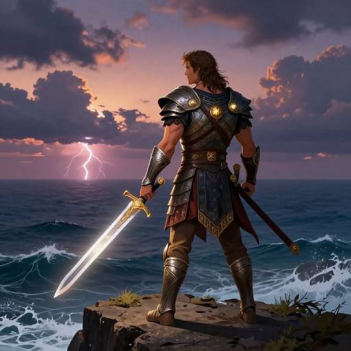 Myseus as Mythical Warrior Hero