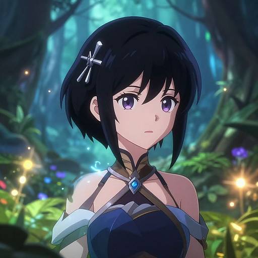 Mystical Fantasy Anime Heroine