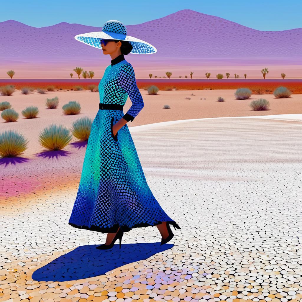 Surreal Photonegative Desert Haute Couture