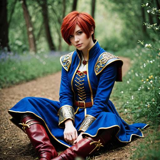 Eliwood Fantasy Cosplay Costume Design