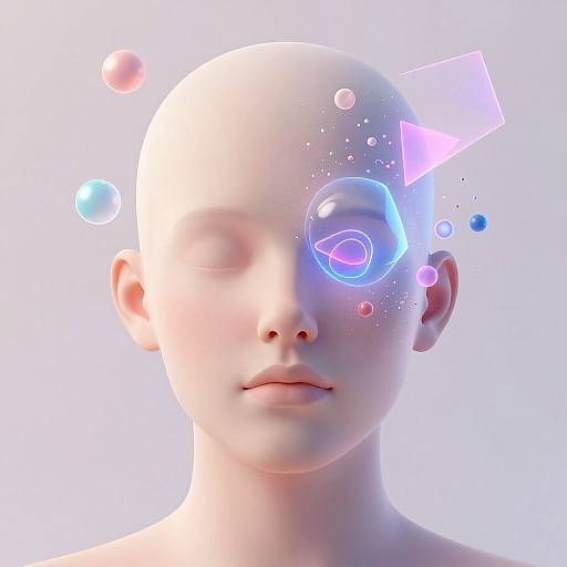 Surreal Face Transformation Art