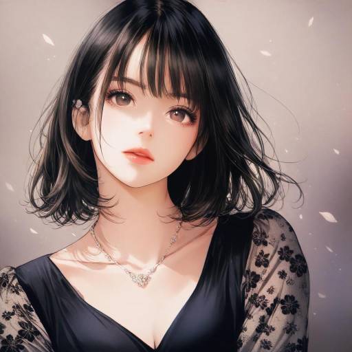Elegant Portrait of Inoue Takina