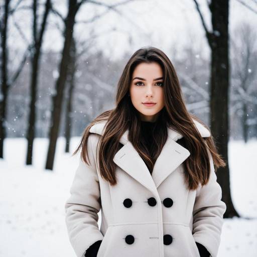 Winter Bridal Beauty in a Cozy Coat