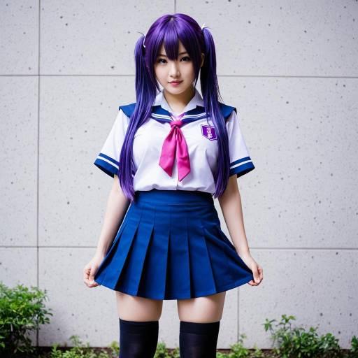 Sexy Hitagi Senjougahara Cosplay Costume Idea