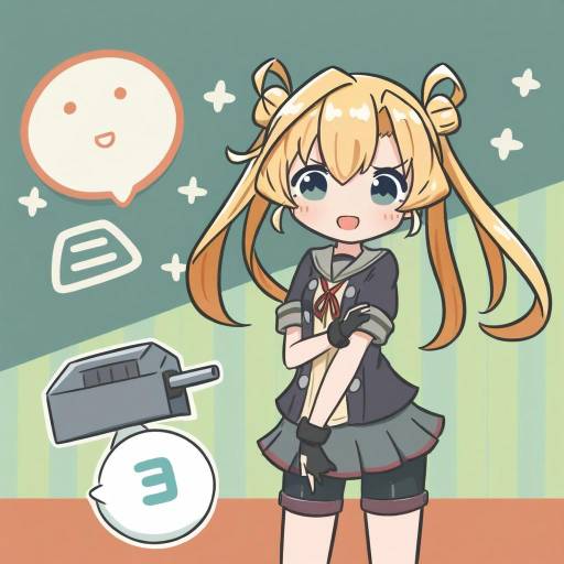 Illustration of Abukuma kai ni (kancolle), kantai collection in the style of Mpien
