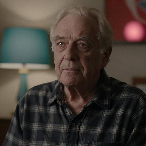 Portrait of a Thoughtful Elderly Man