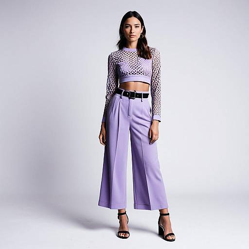 Contemporary Chic Lavender Outfit