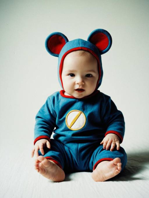 Adorable Baby in Costume Portrait