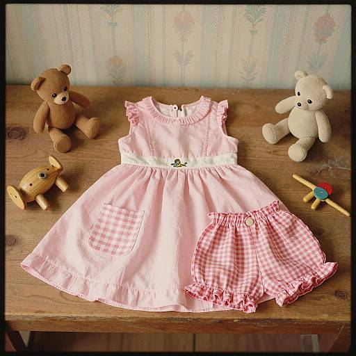 Vintage 1900s Kids Playroom Scene