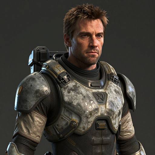 Photorealistic Gordon Freeman Portrait