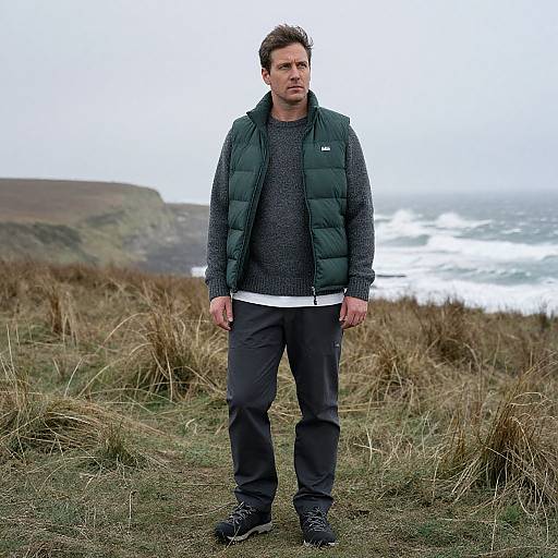 Man in Outdoor Winter Apparel by Coast