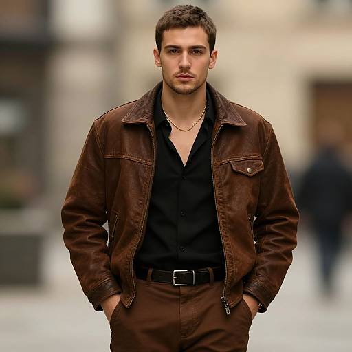 Realistic Retro Male Outfit