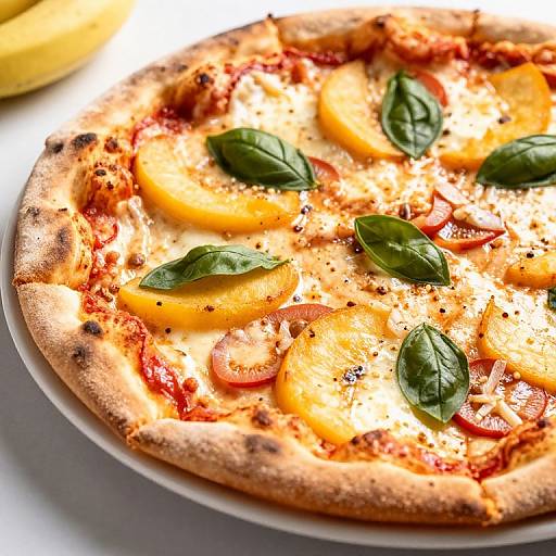 Fruit Topped Pizza Slices