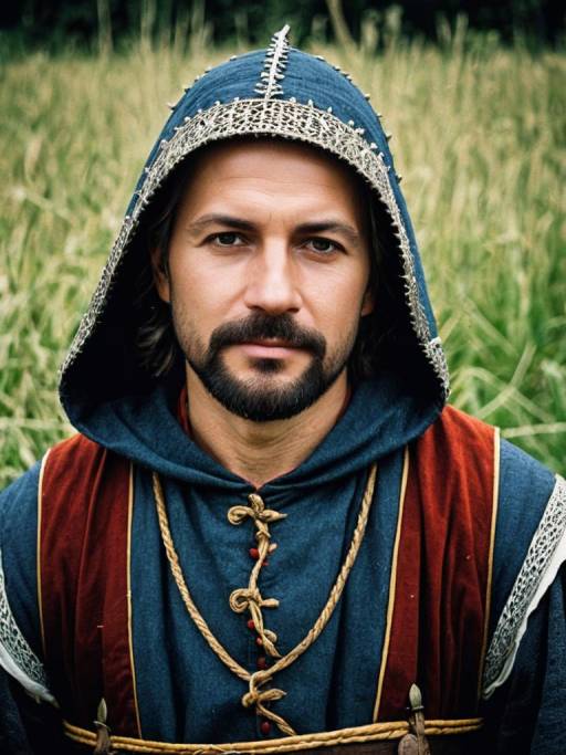 Medieval Peasant Portrait in Cosplay