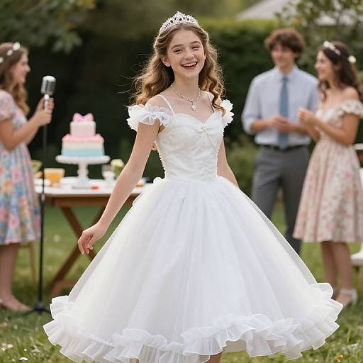 Sweet Sixteen Garden Party Portrait