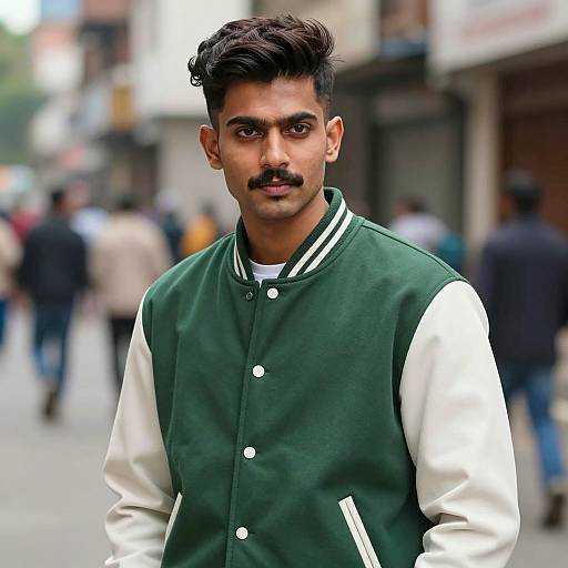 Stylish Indian Street Fighter Portrait