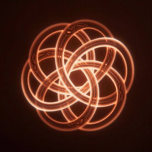 Ethereal Celtic Knot Light Painting
