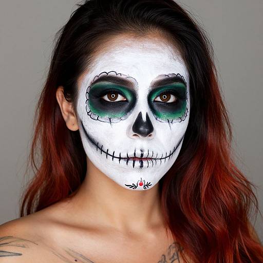 Day of the Dead Halloween Face Paint