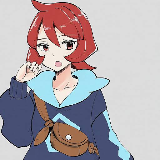 Illustration of Arezu (pokemon), pokemon in the style of Sanpachishiki (gyokusai-jima)