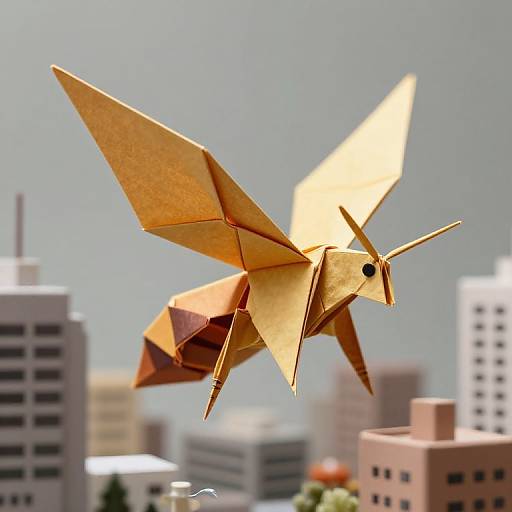 Giant Origami Insects Transform Cityscapes