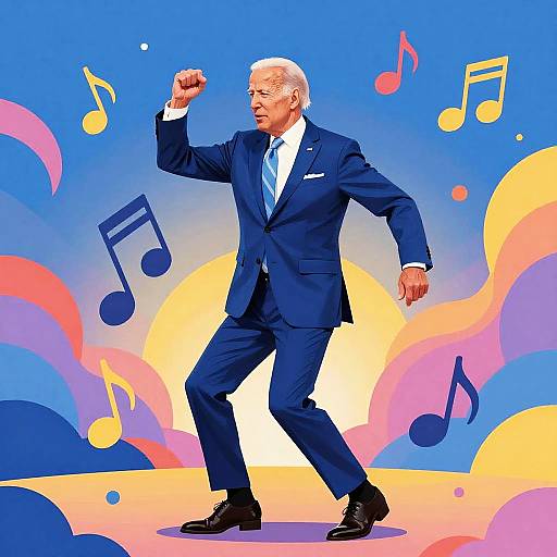 Joe Biden Griddy Dance Art