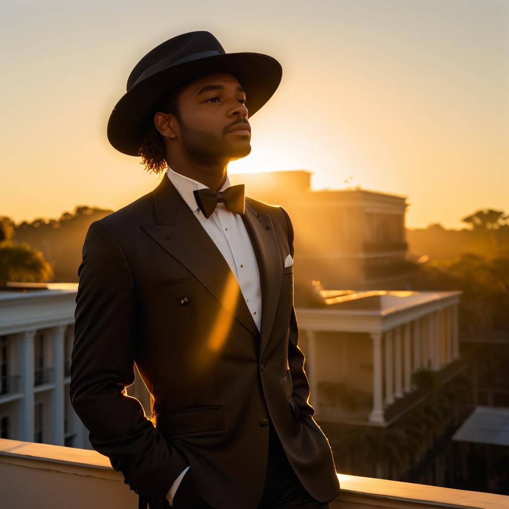 Cinematic Portrait of a New Orleans Musician