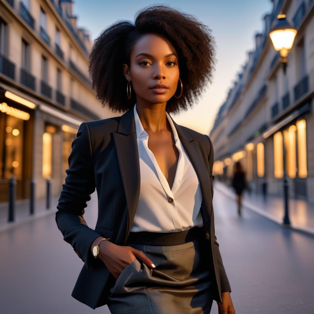 Cinematic Portrait of a Parisian Woman