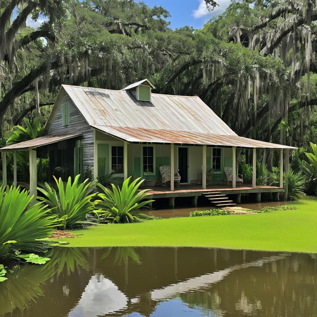 Charming Creole Cottage in Serene Bayou