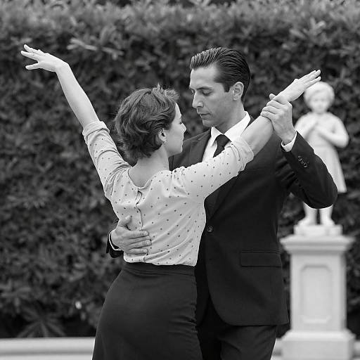 Elegant Dance Amidst Classic Beauty