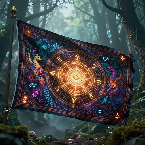 Ancient Mystical Fantasy Banner Design