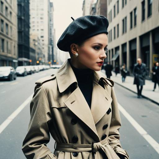 Urban Fashion: Faded Mohawk and Beret Urban Fashion: Faded Mohawk and Beret