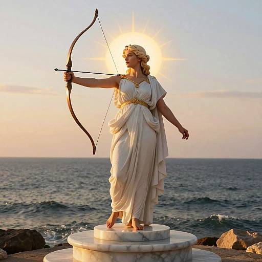 Himeros God at Mystical Sunset